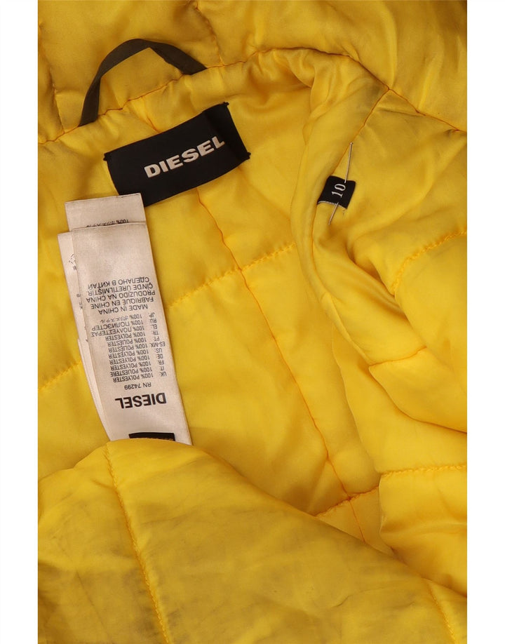 Giacca parka con cappuccio Diesel da ragazzo 9-10 anni in poliestere kaki
