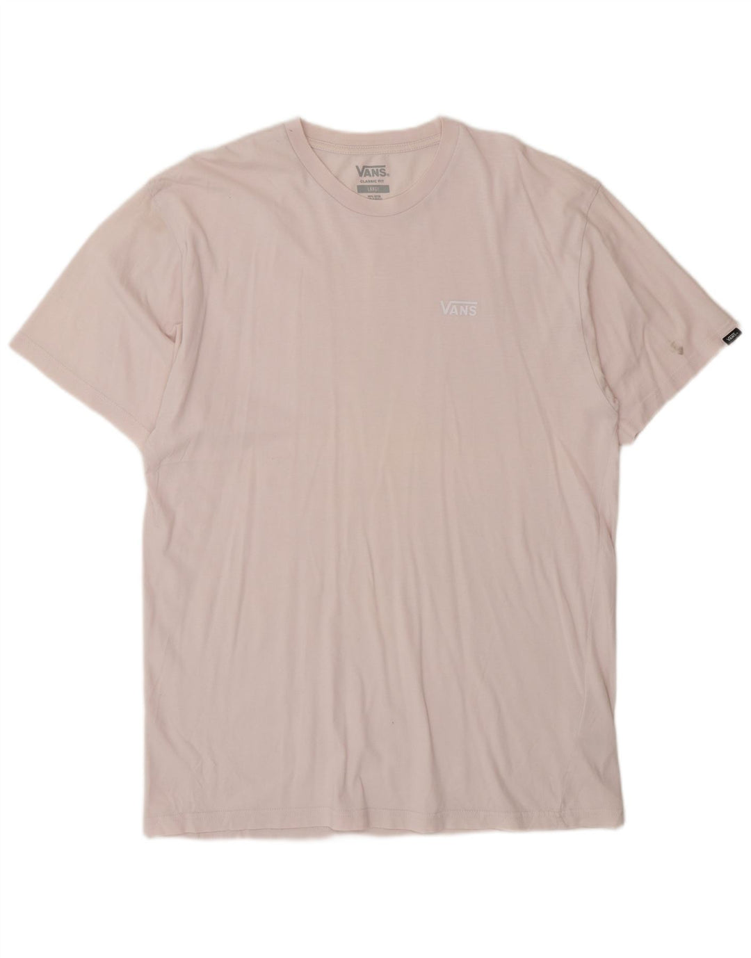 T-shirt da uomo Vans Classic Fit, taglia grande, in cotone rosa