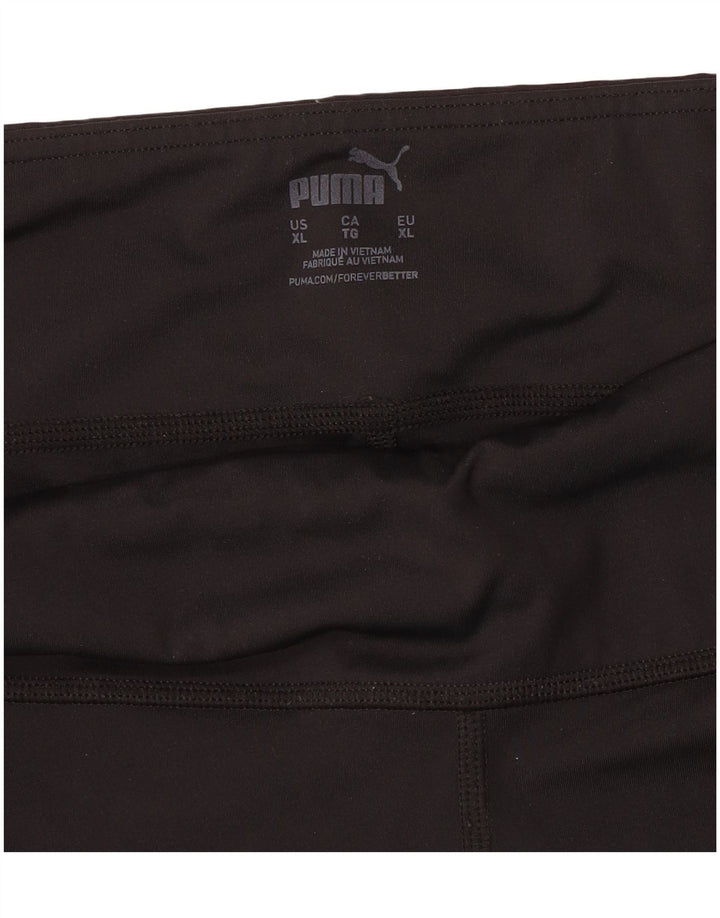 Leggings Puma da donna UK 18 XL color block nero