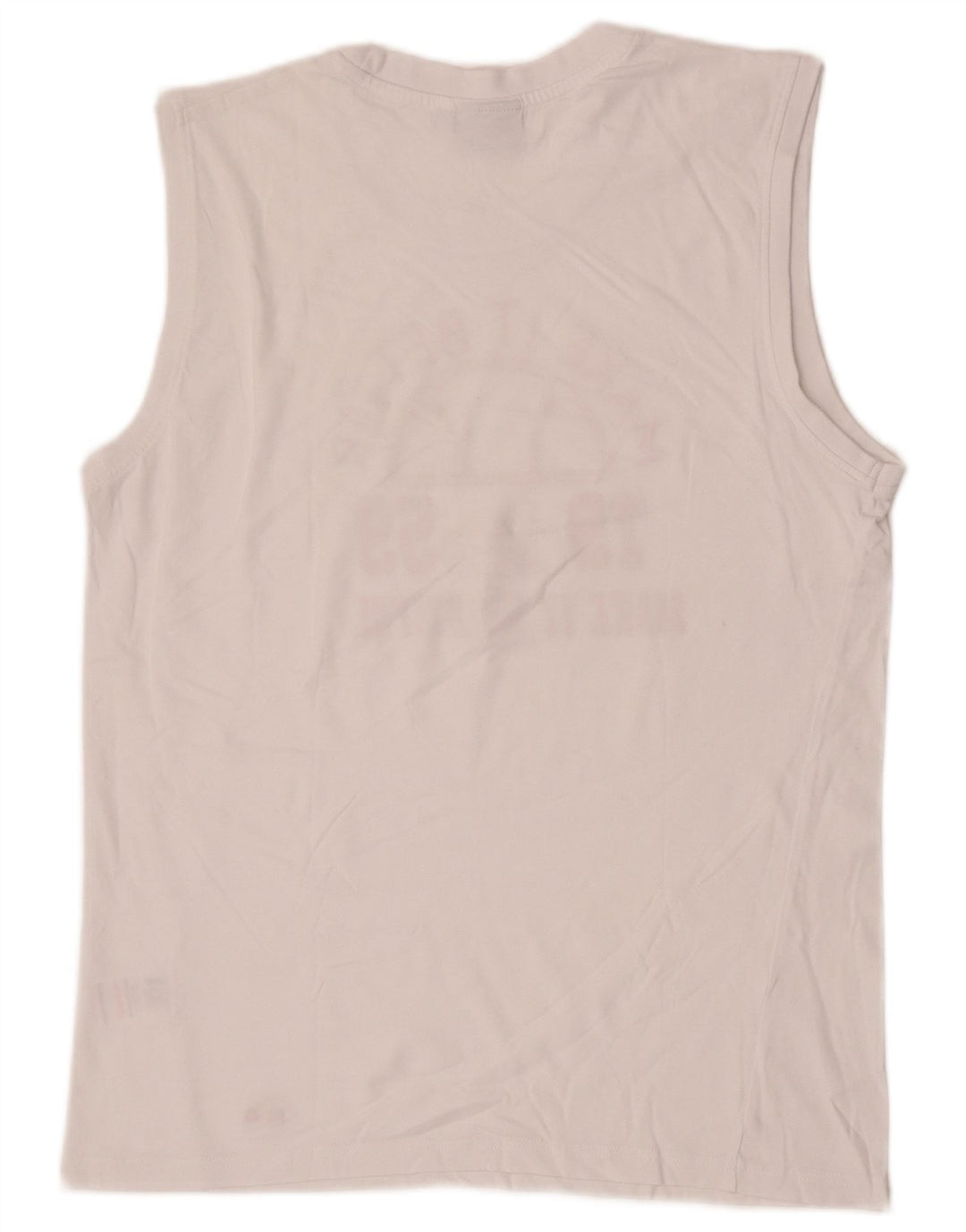 ELLESSE Canottiera grafica da uomo XL in cotone bianco