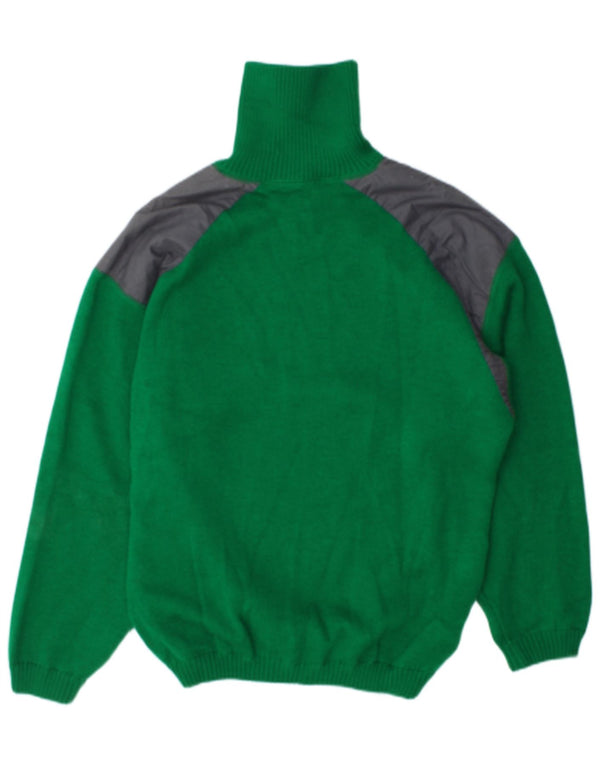 Maglione da uomo Conte of Florence con bottoni e collo XL verde