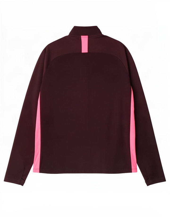 Nike - Maglia da tuta pullover con zip e collo da uomo, UK 14, medio marrone poliestere