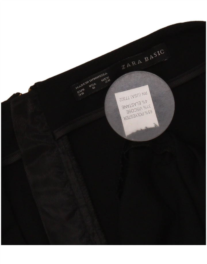 Gonna a tubino da donna Zara EU 38 piccola W28 poliestere nero
