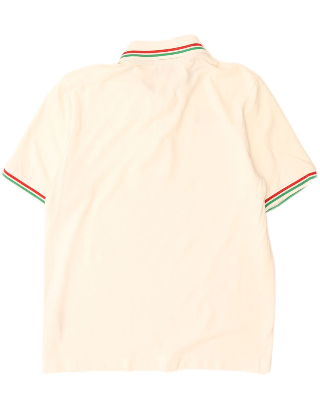 Polo da uomo KAPPA in cotone bianco sporco medio