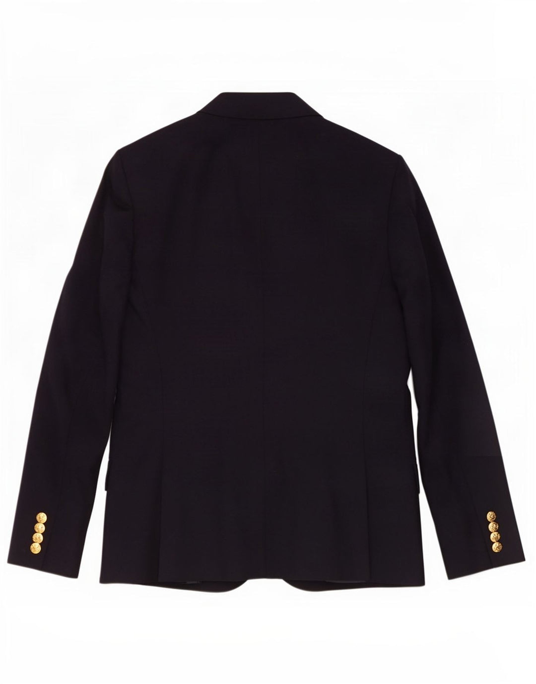 Giacca blazer a 2 bottoni da donna Ralph Lauren US 8 lana blu navy media