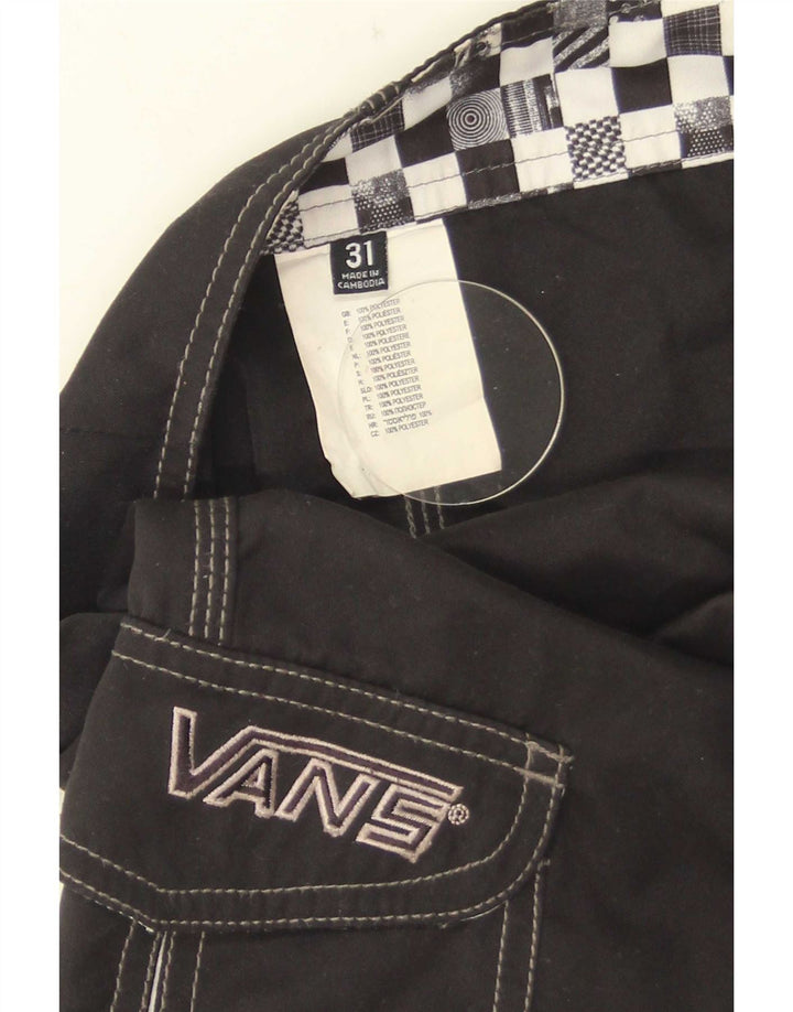 Pantaloncini da bagno da uomo Vans medio nero in poliestere