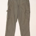 Pantaloni cargo dritti da uomo Marks & Spencer W38 L29 cotone kaki