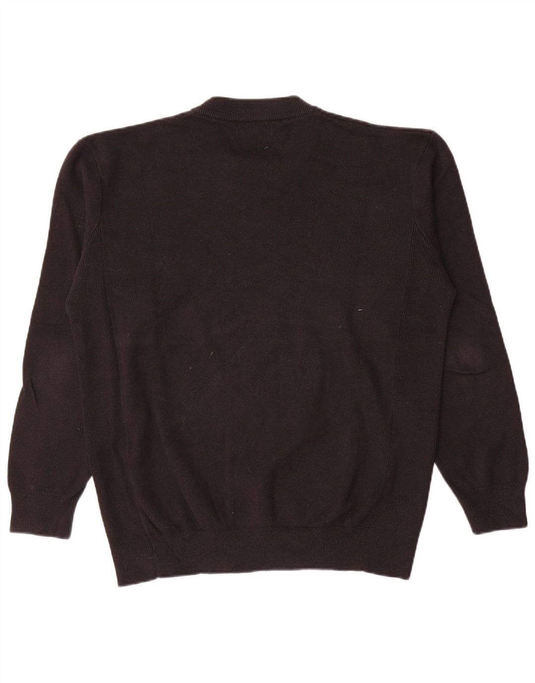 Maglione maglione girocollo da uomo Zara in cotone nero medio