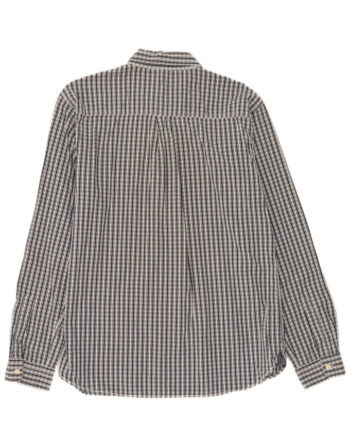 Camicia da uomo Classic Fit di White Stuff XL in cotone a quadri blu navy