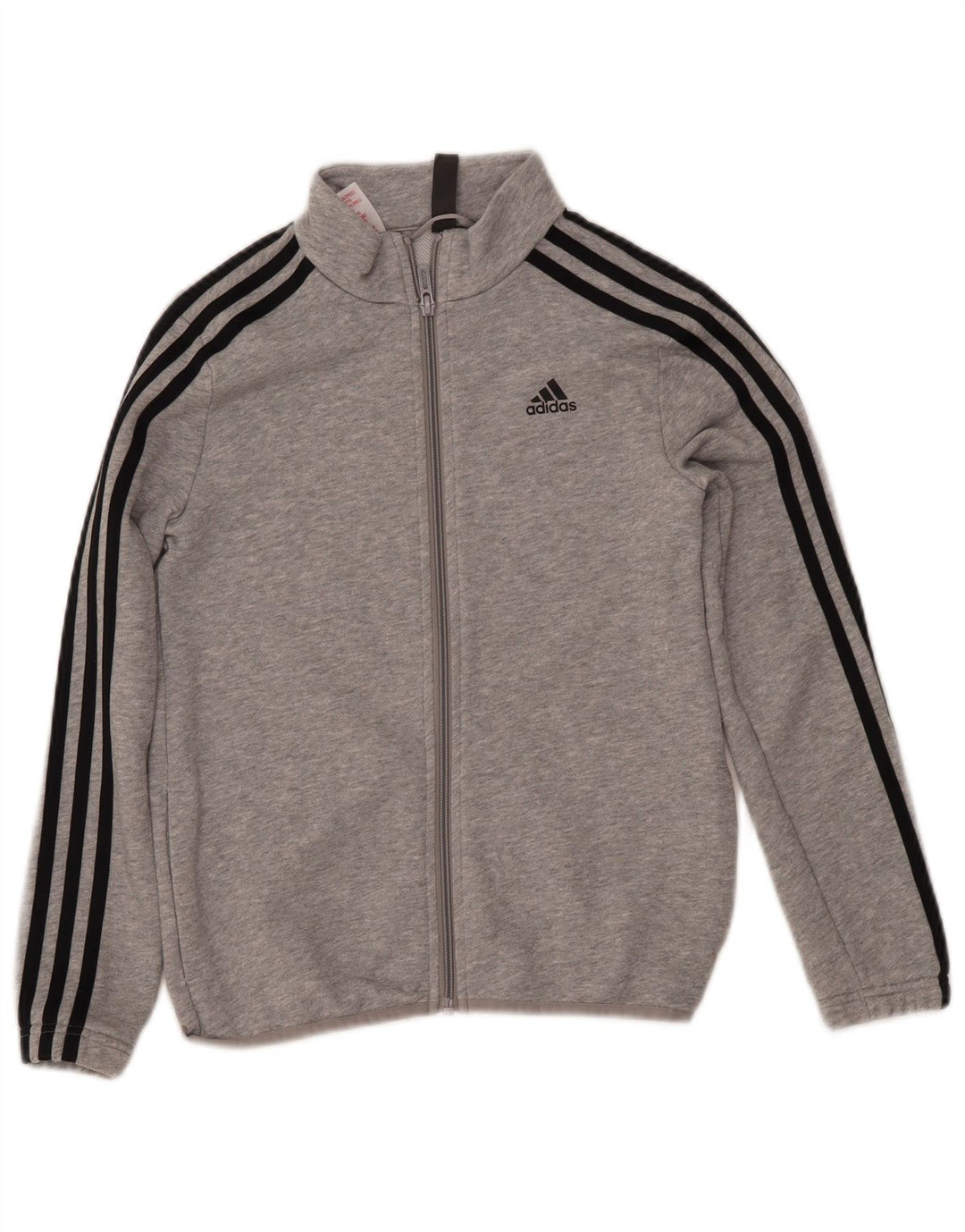 Giacca da tuta ADIDAS Primegreen da ragazzo 9-10 anni in cotone grigio