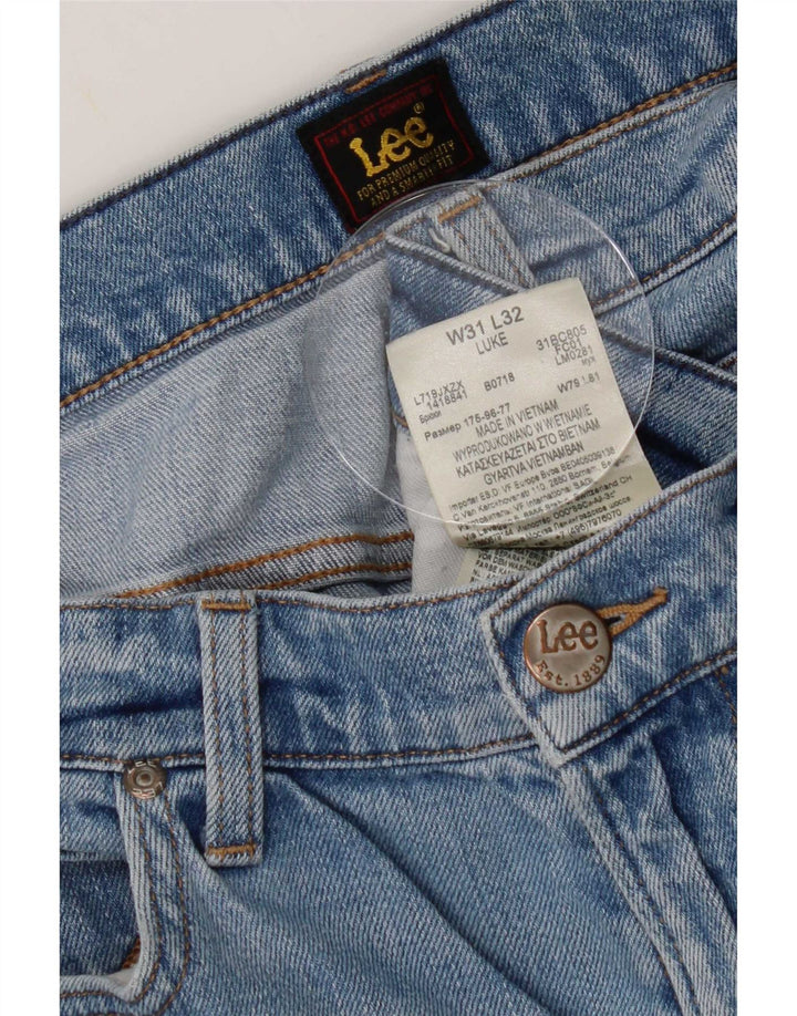 Jeans Lee da uomo slim affusolati W31 L28 cotone blu