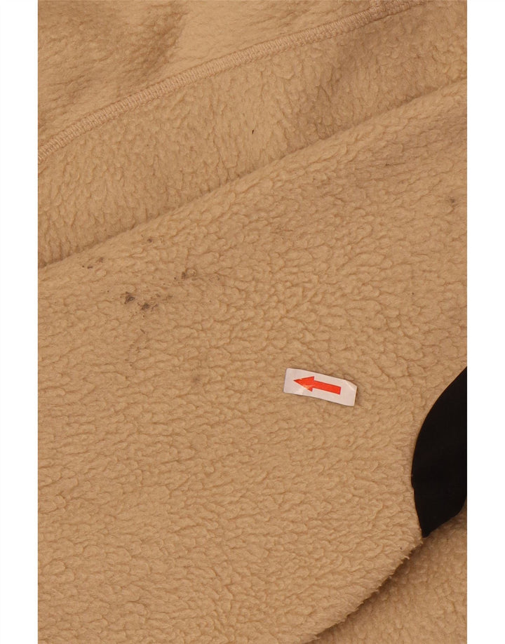Giacca in pile da uomo Fila UK 44 2XL Beige Colourblock