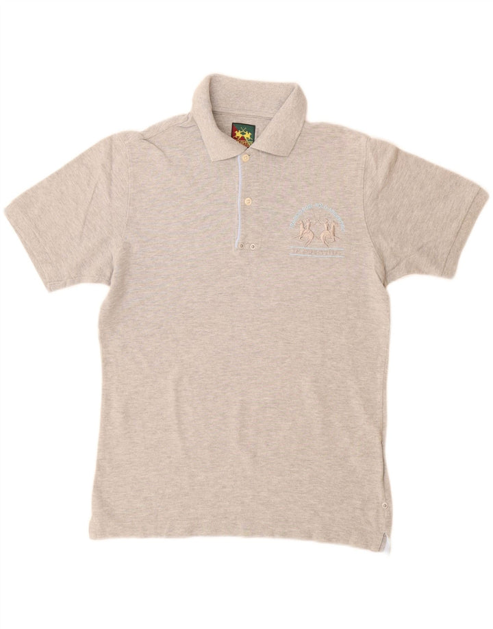Polo Uomo La Martina Small Grigio Cotone