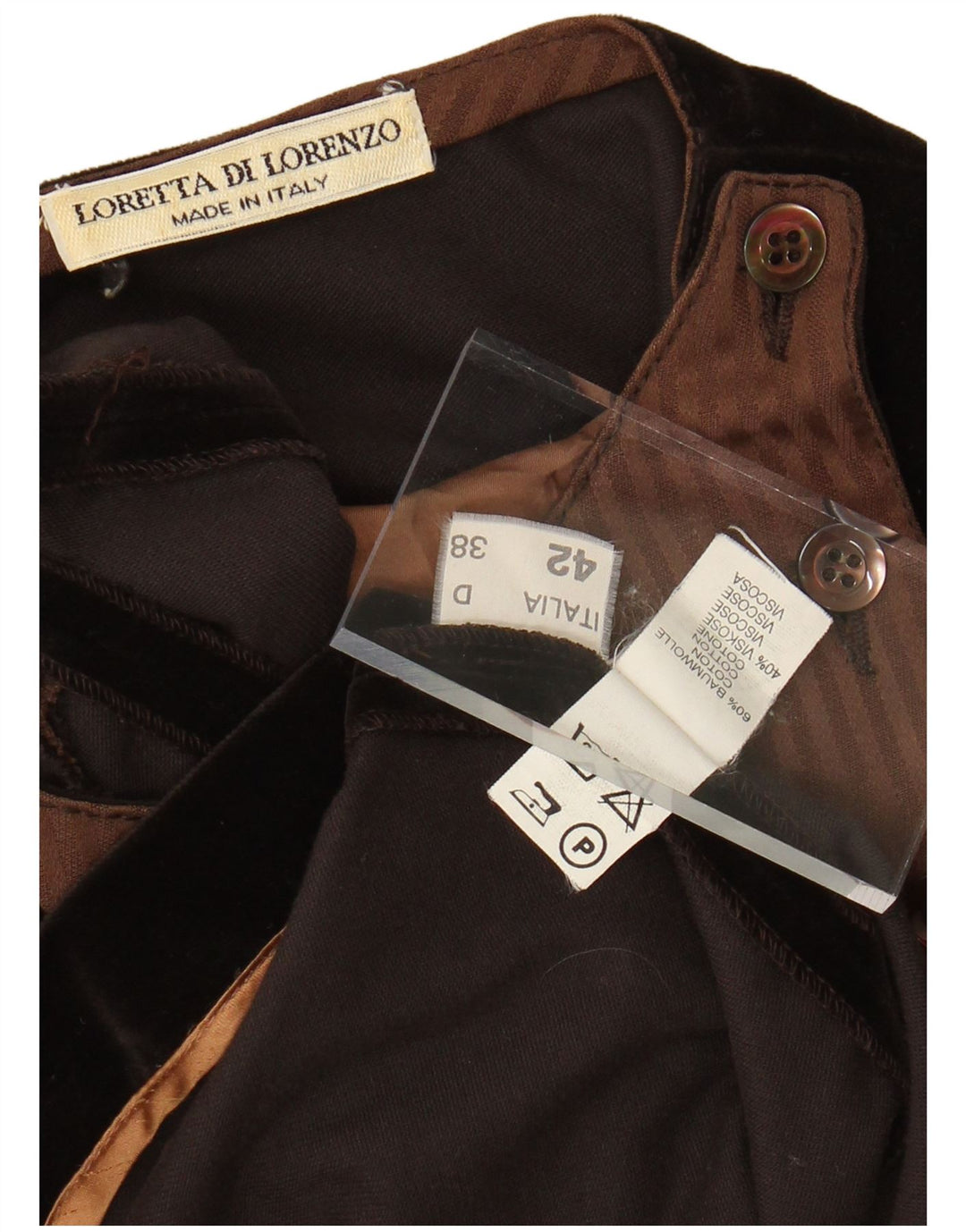 LORETTA DI LORENZO Abito a trapezio da donna con maniche a 3/4 IT 42 Medio Nero