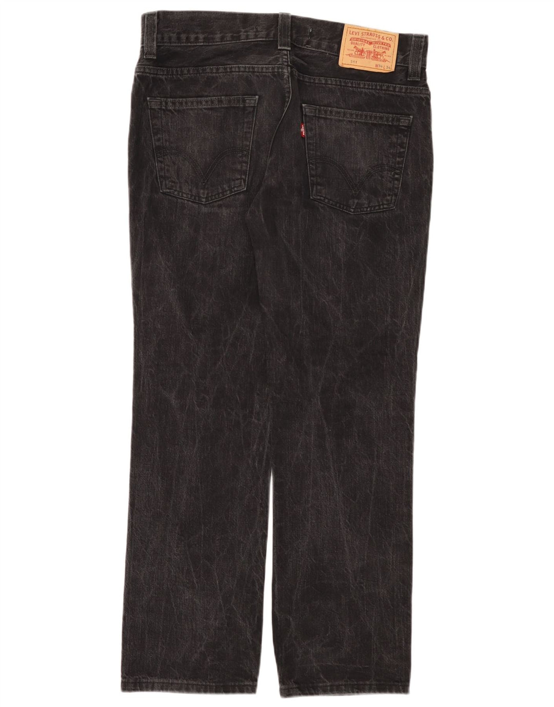 Jeans Levi's Uomo 511 Slim W34 L34 Cotone Nero