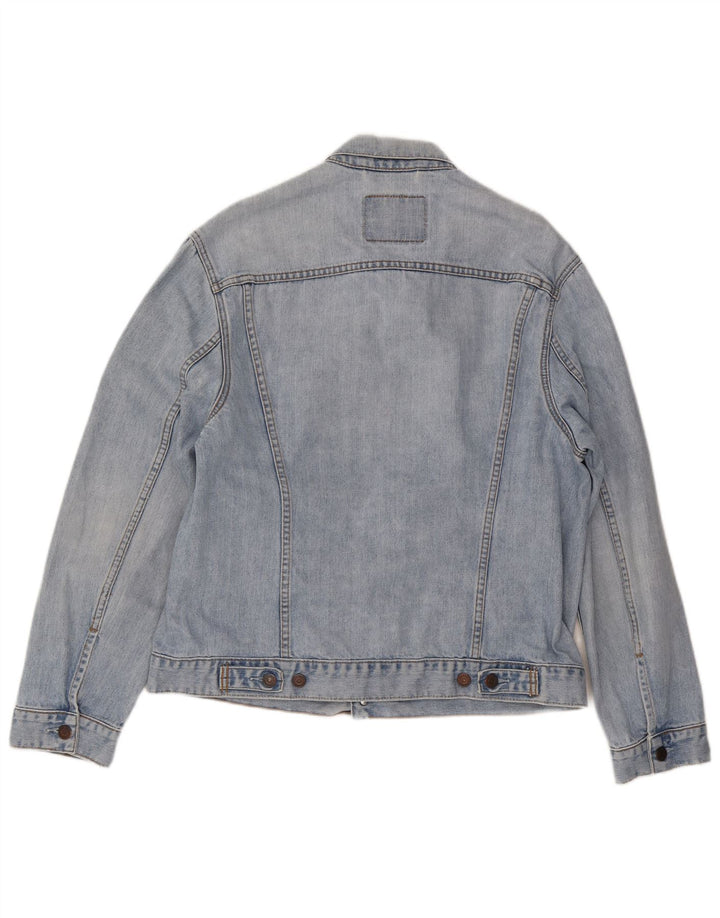 Giacca di jeans da uomo Levi's UK 40 grande cotone blu