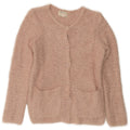 Maglione Cardigan Bambina ZARA 13-14 Anni Poliestere Rosa