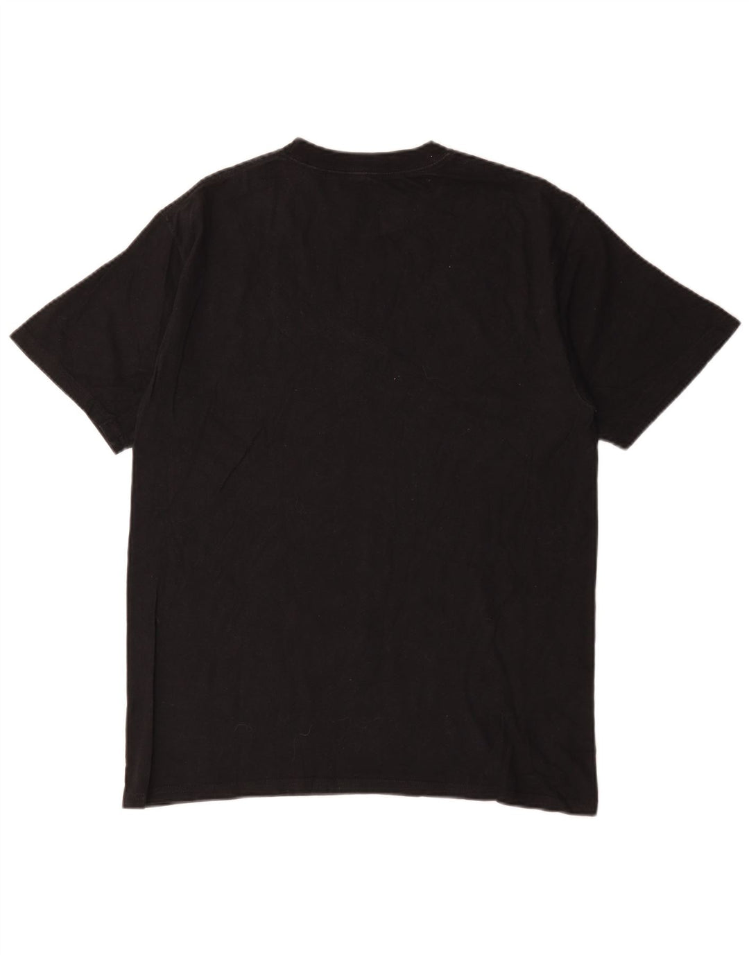 T-shirt da uomo Champion Top in cotone nero medio