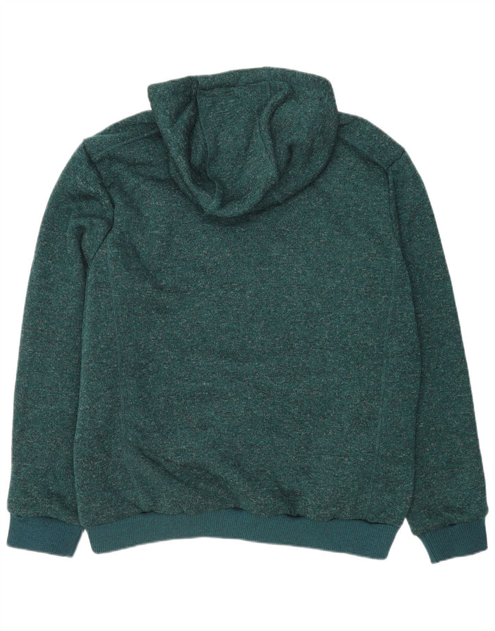Felpa con cappuccio e zip da uomo Mountain Warehouse XL Poliestere chiazzato verde