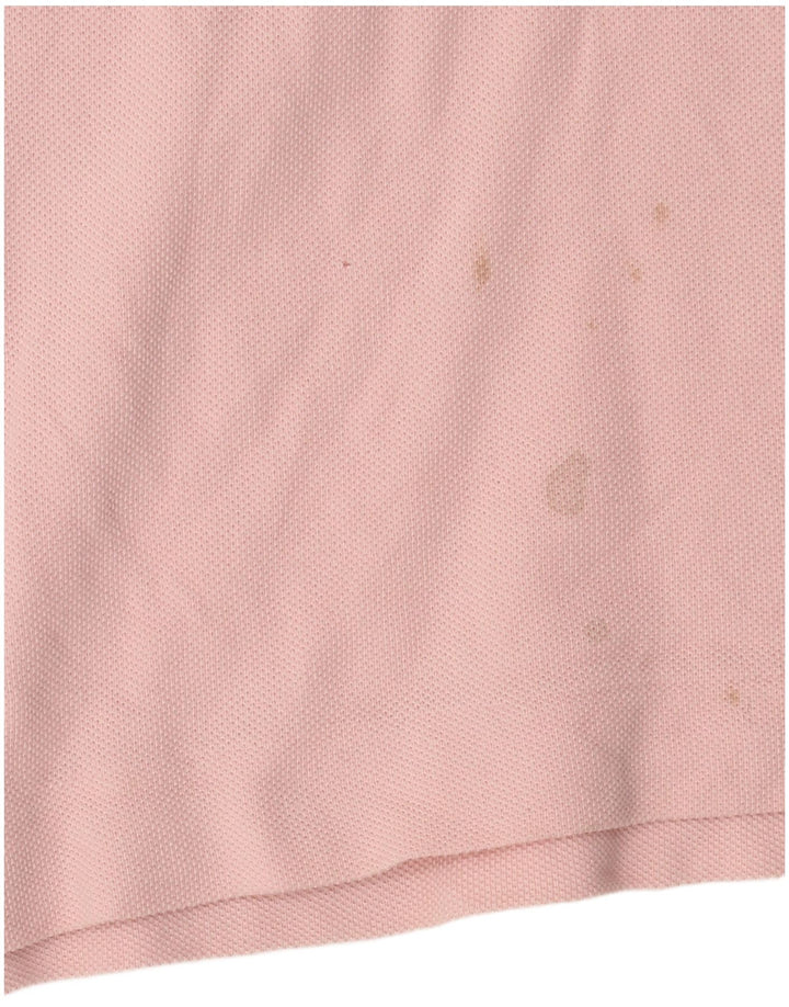 Polo da uomo Lacoste taglia 4 in cotone rosa medio