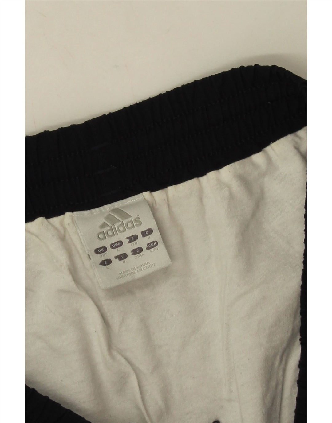 Pantaloncini sportivi da uomo Adidas medi neri in poliestere