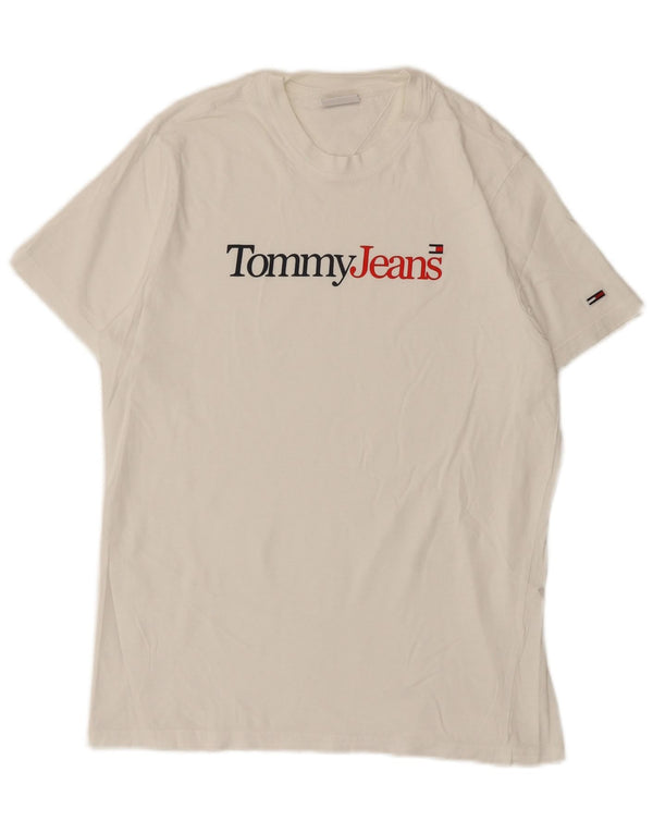 T-shirt grafica da uomo Tommy Hilfiger Top piccola bianca