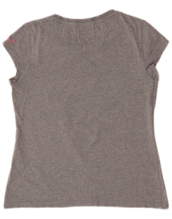 T-shirt grafica da donna Puma UK 14 Grigio medio