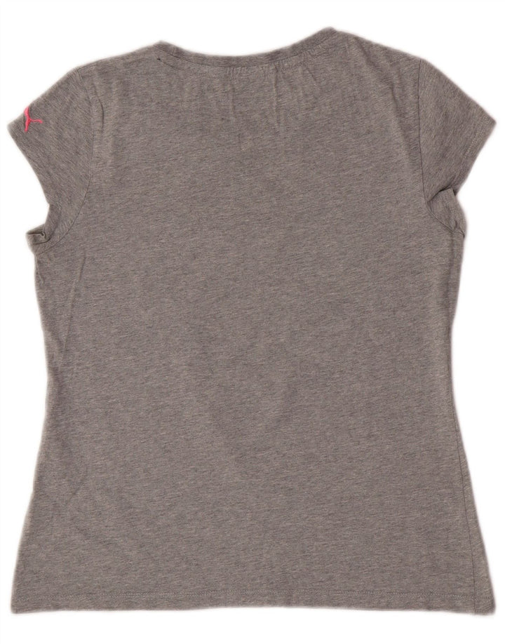 T-shirt grafica da donna Puma UK 14 Grigio medio