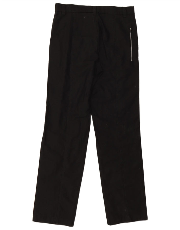 Pantaloni da uomo Belfe UK 30 W30 L31 Cotone nero