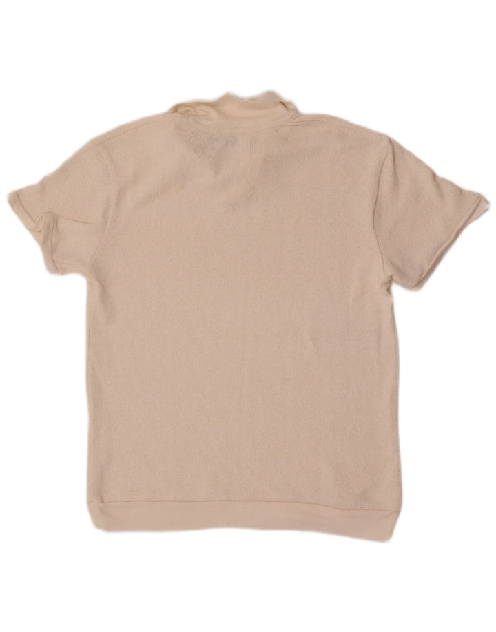Polo Zara da uomo piccola di colore bianco sporco