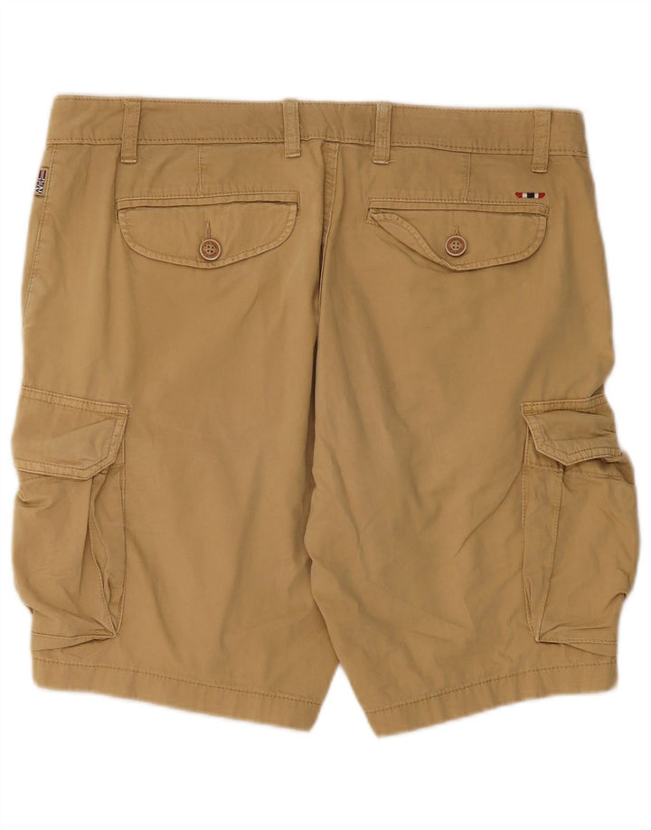 Pantaloncini cargo da uomo Napapijri W34 Large in cotone beige