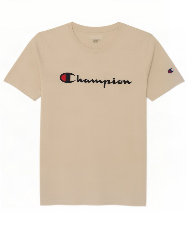 T-shirt grafica Champion da ragazzo, 13-14 anni, XL, cotone bianco