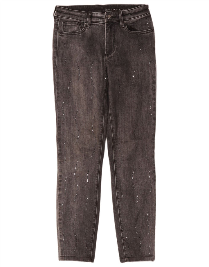 Jeans super skinny da donna Armani Exchange W25 L26 Grigi