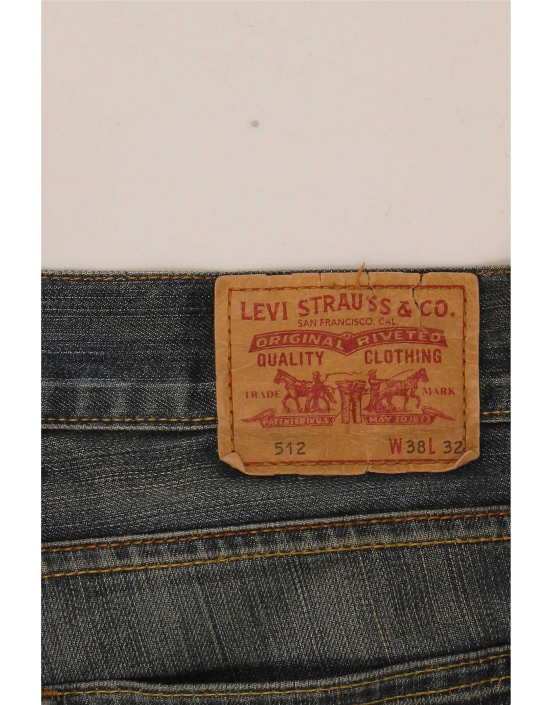 Jeans Levi's Uomo 512 Bootcut W38 L32 Blu
