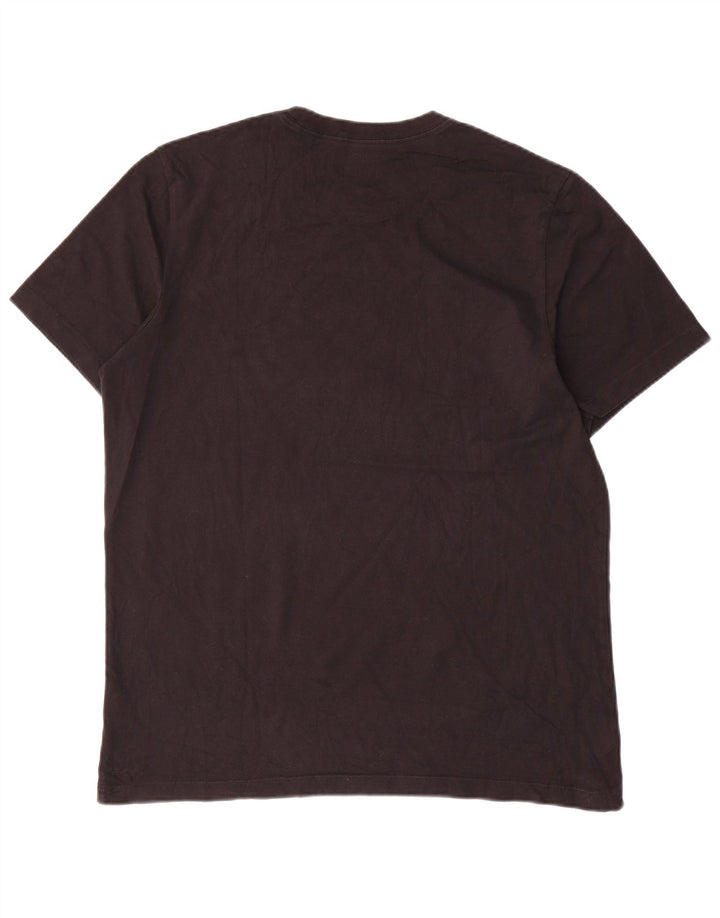 T-shirt grafica da uomo Jordan Top grande in cotone nero