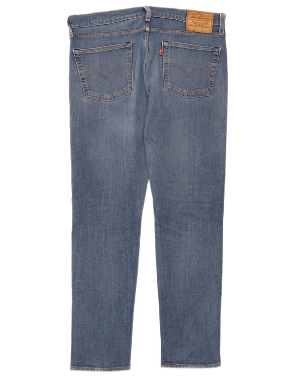 Jeans Levi's Uomo 510 Skinny Distressed W34 L32 Cotone Blu