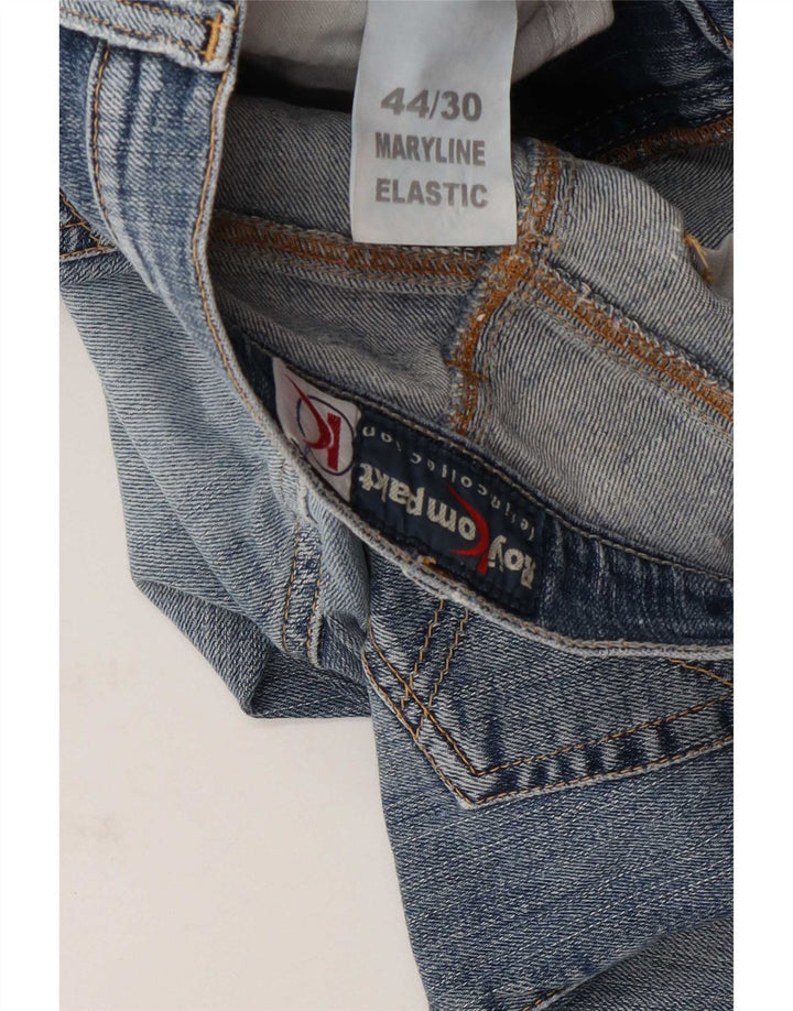 Jeans dritti da donna Roy Kompakt W30 L31 cotone blu
