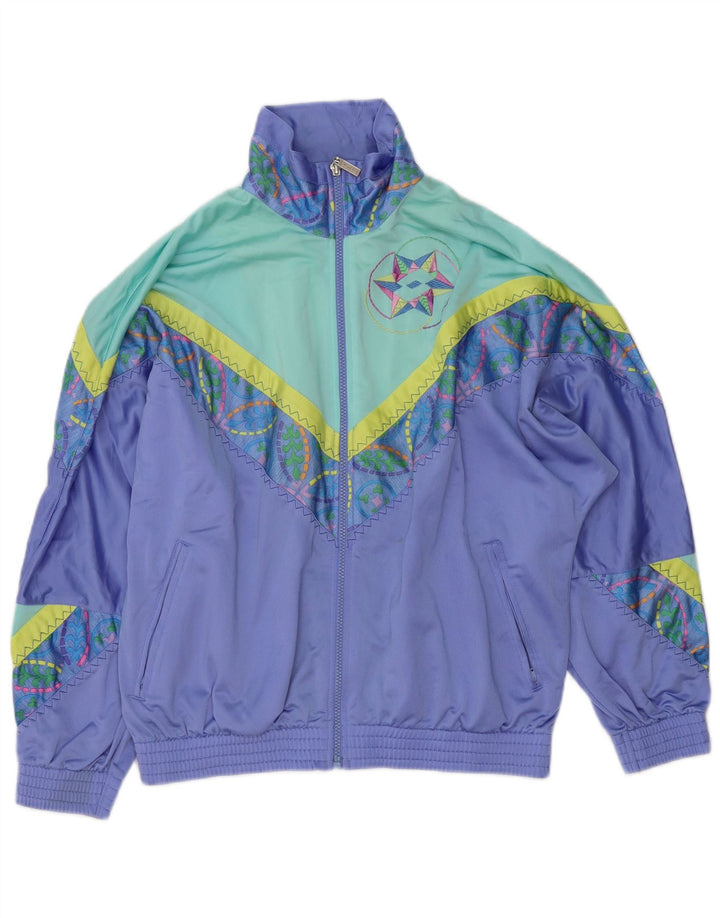 Giacca da tuta da uomo vestibilità ampia Lotto Small Purple Colourblock