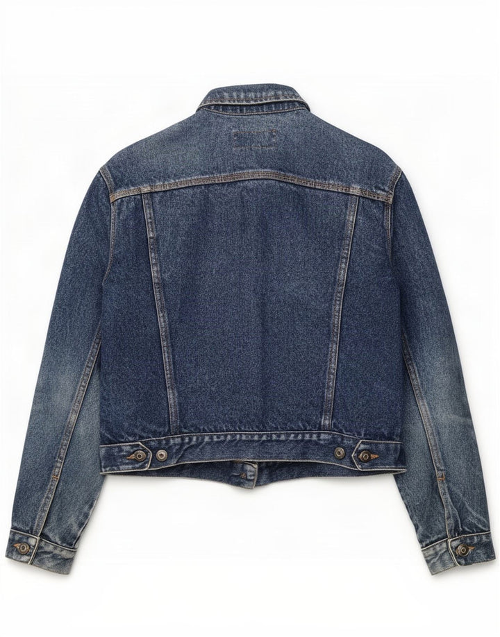Giacca di jeans da donna French Connection UK 16 grande cotone blu