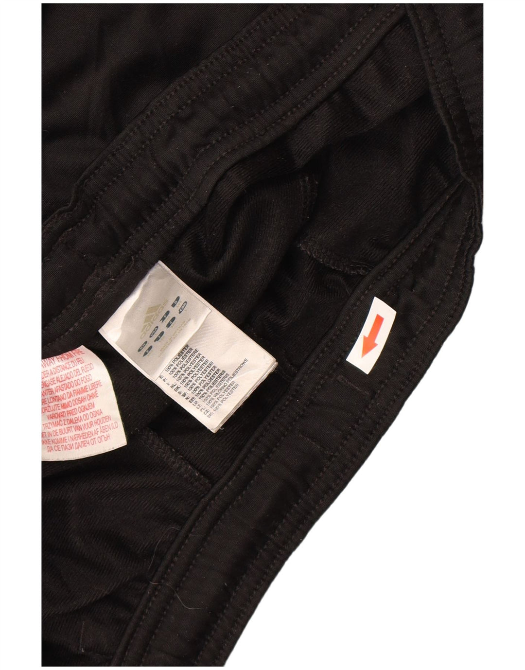 Pantaloni della tuta da ragazzo Adidas 13-14 anni Poliestere color block nero