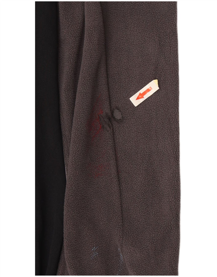 Giacca in pile con cappuccio da donna BKE UK 14 Poliestere color block grigio medio