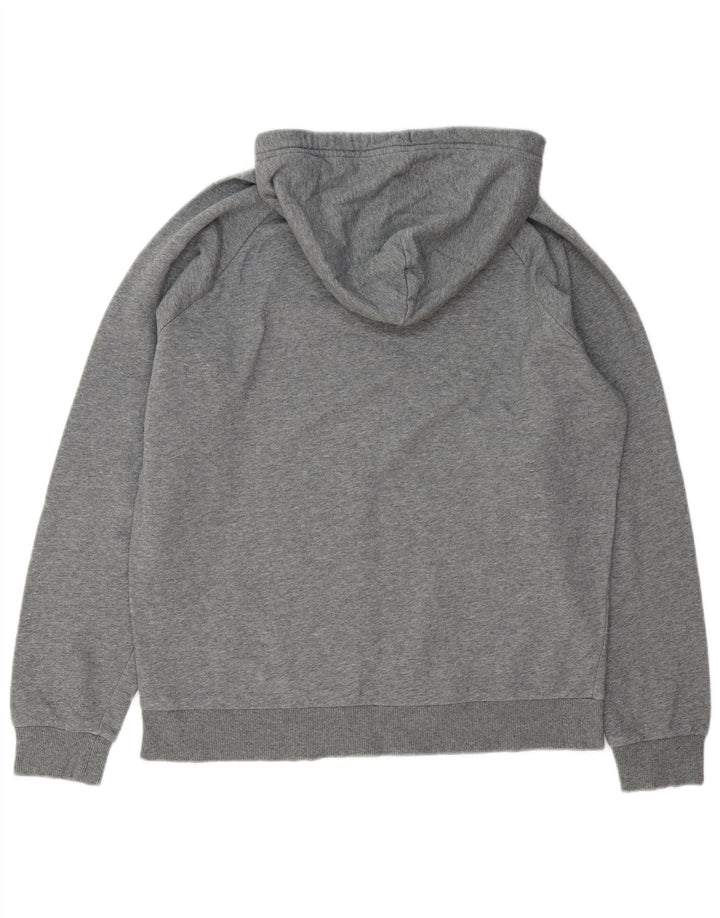 Felpa con cappuccio da uomo Under Armour in cotone grigio medio