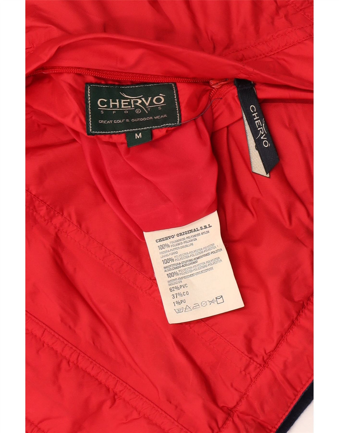 Gilet reversibile da uomo Chervo UK 38 rosso medio in poliammide