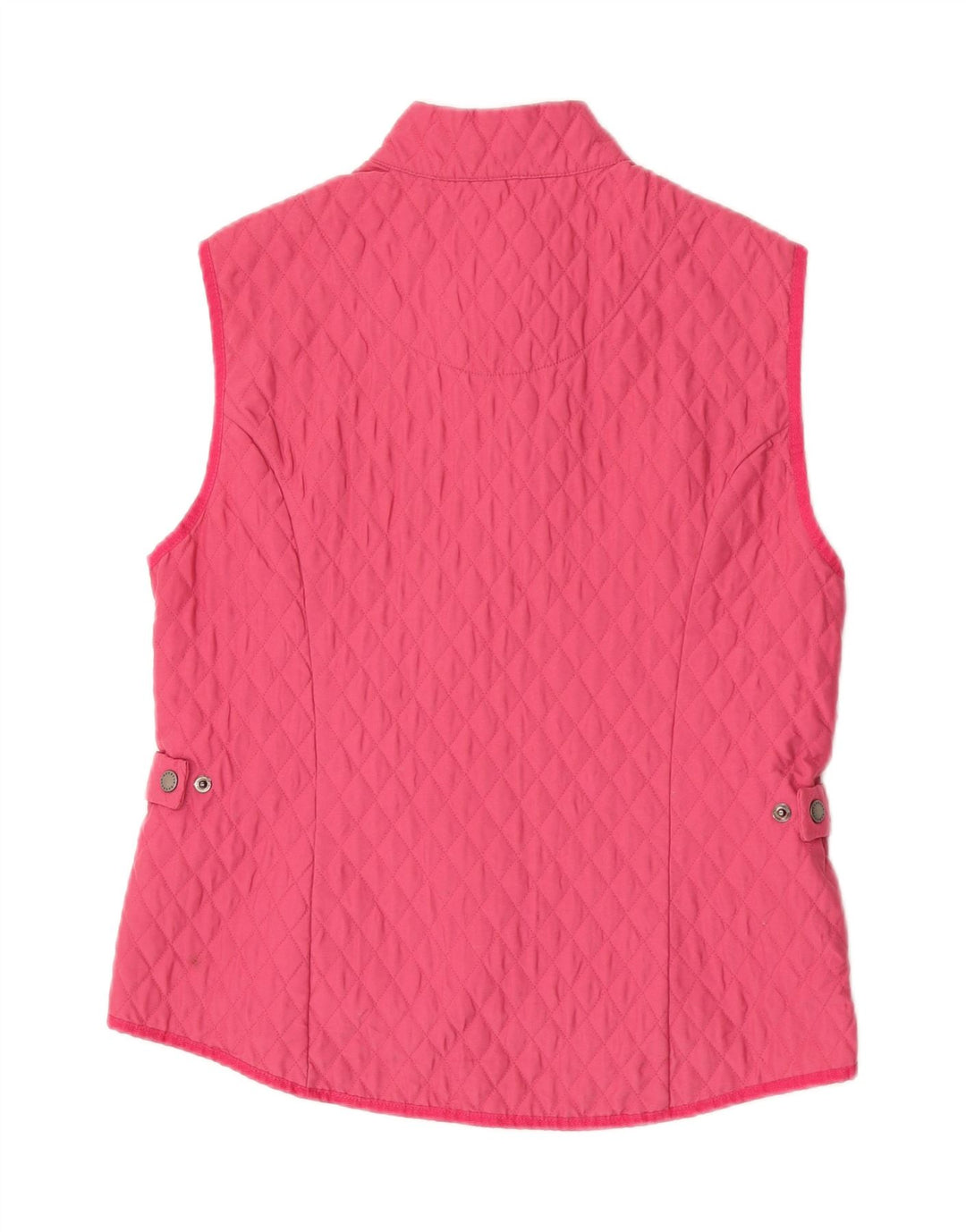 Gilet trapuntato da donna Barbour UK 12 poliestere rosa medio