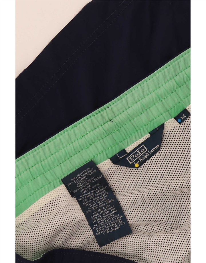 Pantaloncini da bagno da uomo Polo Ralph Lauren nylon medio blu navy