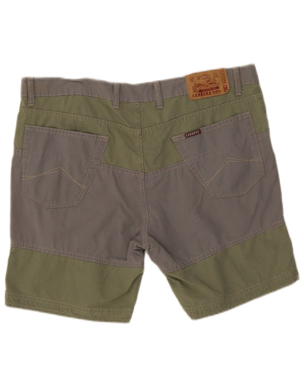 Carrera Uomo 618 Pantaloncini casual IT 56 3XL W40 Cotone color block kaki