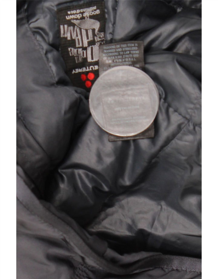 PEUTEREY Cappotto imbottito con cappuccio da donna IT 40 Small Blu Navy Poliammide