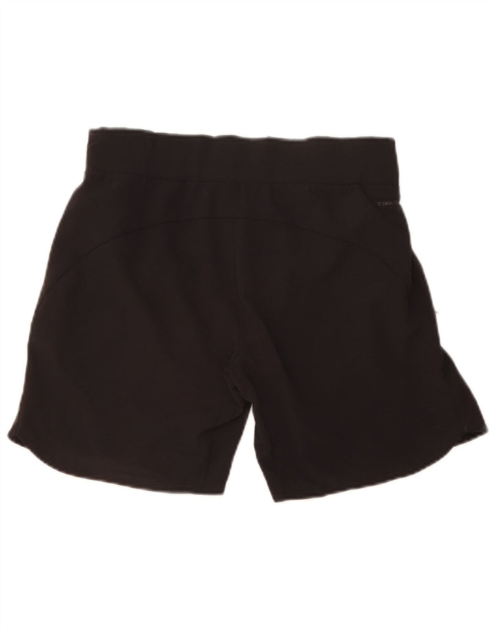 Pantaloncini sportivi Adidas Climalite da donna UK 10 piccoli poliestere nero