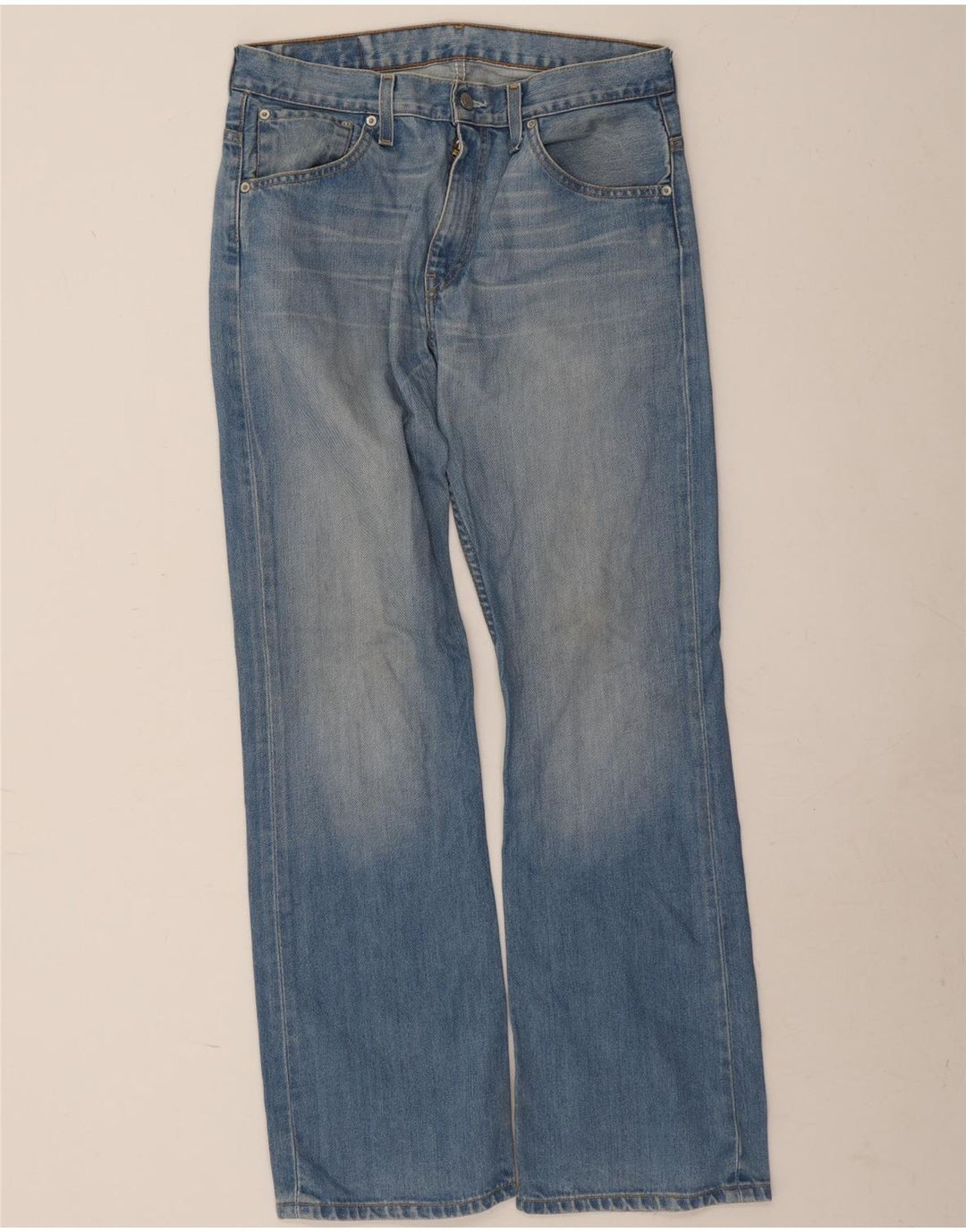 LEVI'S Jeans 507 Bootcut da uomo W32 L32 in cotone blu