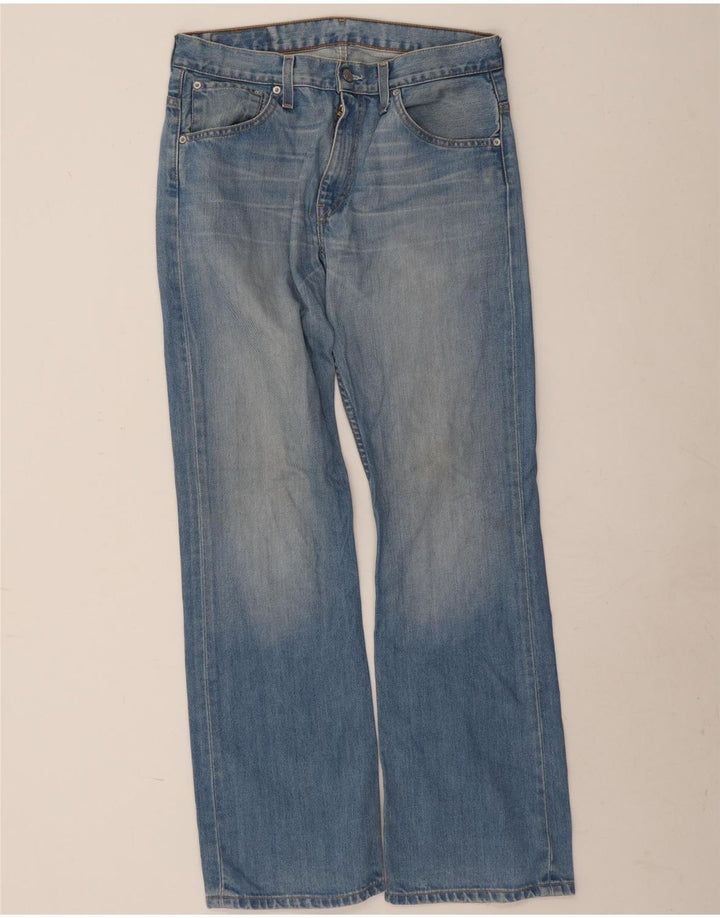 LEVI'S Jeans 507 Bootcut da uomo W32 L32 in cotone blu